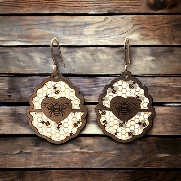 Bee Hive Earrings